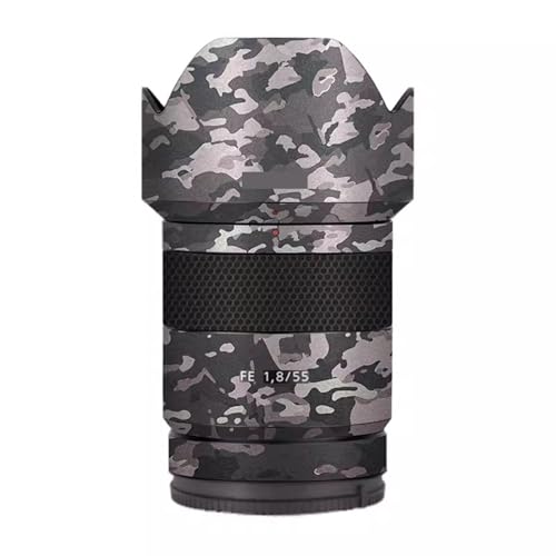 Film FE 1.8/55 protection objectif Sony FE 55mm F1.8 ZA autocollant camo
