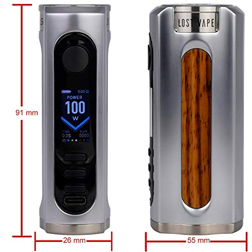 Lost Vape Grus Box Mod 100 Watt, e-Zigarette - Akkuträger, black marine – Bild 5