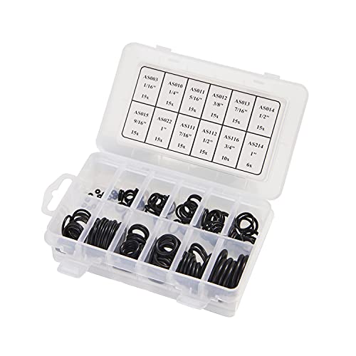 Busy-Corner 166 Pieces Scuba O-Ring Kit Scuba Diving Rubber Orings, For Dive Hoses Ring Diving Dive Gear Equipment Scuba Tanks Nbr90 #TOP5