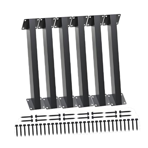 Soportes de Ángulo de 45 Grados Fenteer para Pergolas, Soportes de Unión Interna Fáciles de Instalar para Escaleras, Miradores y Cabañas, 6 piezas miniatura 7
