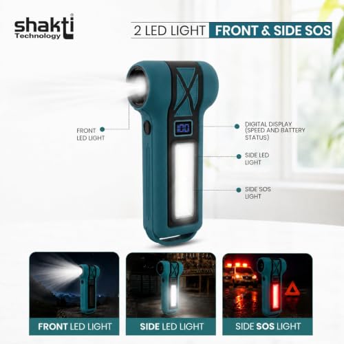 Image of Shakti Technology AirJet Pro Handheld High-Speed Air Duster,130000 RPM Cordless Mini Air Blower & Vacuum Cleaner 2-in-1, Portable Rechargeable Blower for Home, Car, PC and Keyboard Cleaning (Blue)