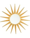 como hacer espejo sol vintage Decoración funcional de la pared