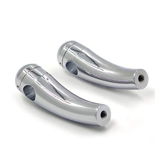 Httmt Mt030-002-1''-Cd Custom Chrome 1 Inch Handlebar 4.5 Inches Risers Handlebar Risers Compatible With Harley Davidson Yamaha Suzuki Kawasaki #TOP3