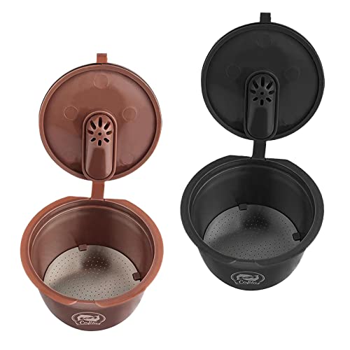 Image of ATORSE Refillable Coffee Capsule Cup For Nescafes Coffee Machine Brown