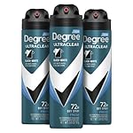 Degree Men Antiperspirant Spray Black + White 3 Count Protects from Deodorant Stains Instantly Dry Spray Deodorant 3.8 oz
