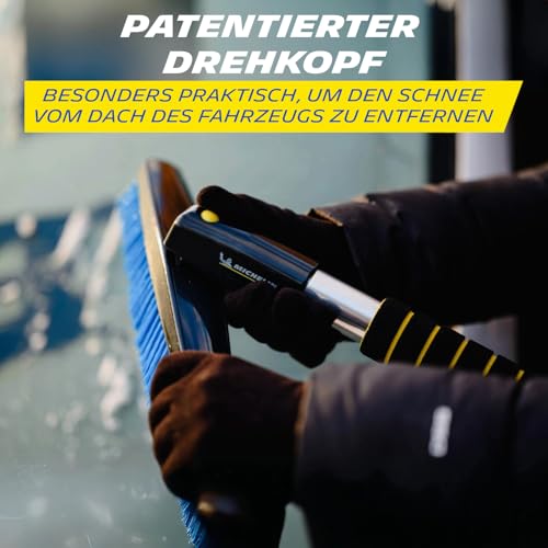 MICHELIN 2in1 Eiskratzer mit Schneebesen teleskopierbar Fürs Auto | Ausziehbar, Effizienter und Langlebiger Eisschaber mit handlicher 90°… – Ansicht 3