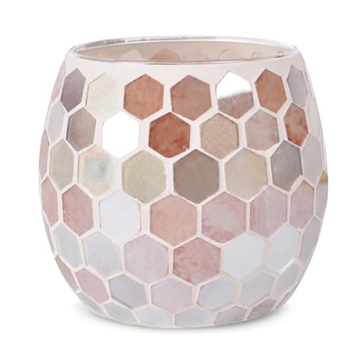Candle Holder Tea Light Votive Decor - Pink Small Campfire Tealight Holders