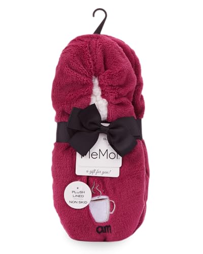MeMoi Women's Morning Brew/Night Cap Sherpa Lined Slippers2
