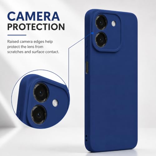 Image of FIRST MART Matte Silicone Back Cover for AI+Pluse 2 - Blue
