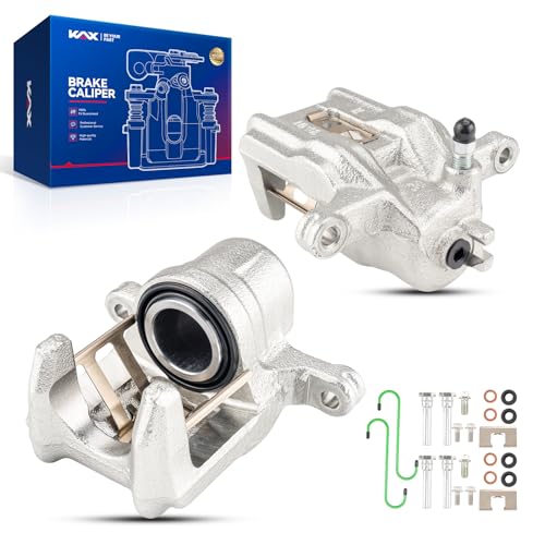 Image of KAX Disc Brake Caliper Assembly for CR-V 2002-2004 | Legend 1991-1995 | Oasis 1996-1999 | Odyssey 1995-1998 | RL 1996-1998, Rear Left and Right 2PC