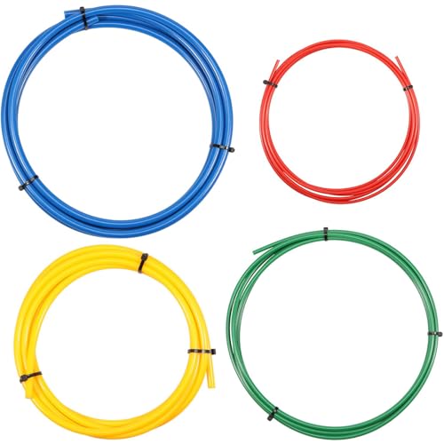 Naroote Extension de Tuyau de Tube en Cuivre AC de 4M 13 Pieds 1/4 Pouces 3/8 Pouces 1/2 5/8 Matériau PE à Code Couleur pour évaporateurs à Condensateur avec Conception à