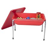 Children's Factory 24' Large Sensory Table & Lid Set, Preschool/Homeschool/Playroom, Indoor/Outdoor...