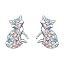 Mixcolor Fox Stud Earrings