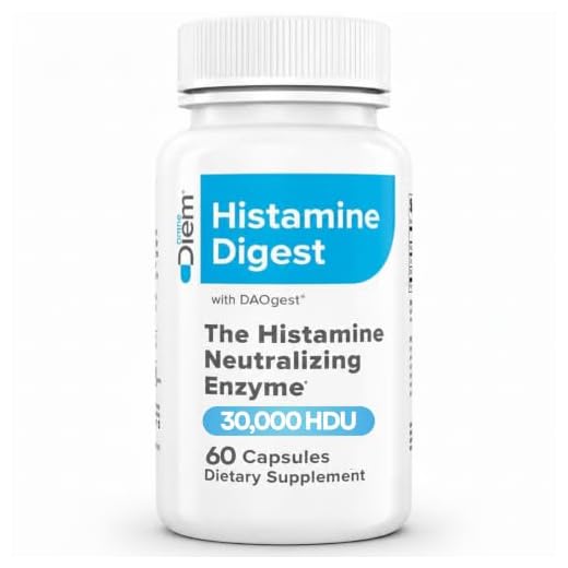 Omne Diem DAO 20,000 HDU - 60 Caps - Histamine Neutralizing Enzyme - No More Red Wine Headaches - Relieve Histamine Intolerance with Diamine Oxidase - Defend Against Allergy-Like Reactions
