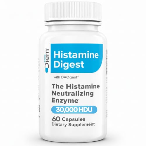 Omne Diem DAO 30 000 HDU - 60 Caps - Histamine Neutralizing Enzyme - Relieve Histamine Intolerance with Diamine Oxidase - The Original Tested DAO Enzyme Supplement
