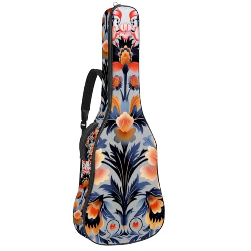 Sac de guitare étanche anti-choc avec doublure et poches de rangement