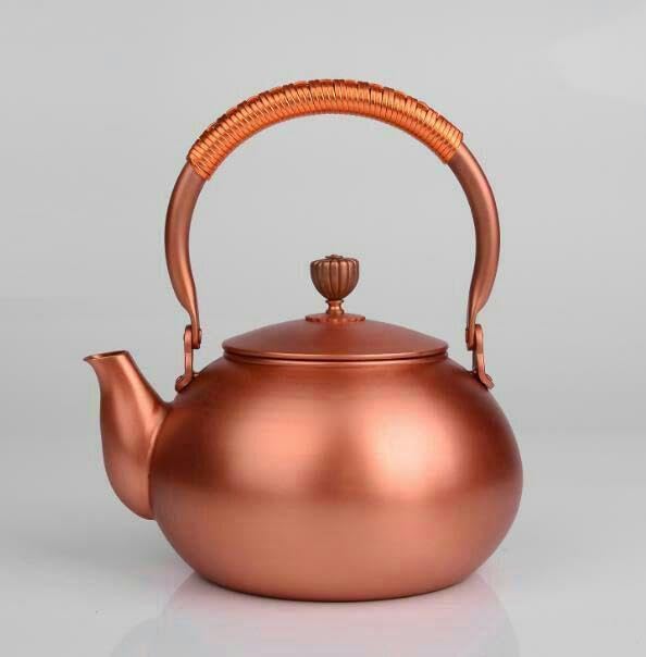 Amazon | 鋳銅 急須 古風銅瓶 やかん 提梁壺 茶壺 煮茶壷 茶道具 銅 