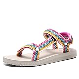 Muboliy Women's Sandals Casual Summer Water Sandals with Arch Support Yoga Mat Insole Outdoor Wadable Sandals