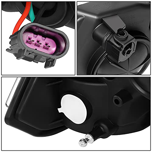 Dna Motoring Hl-Oh-Dr09Qua-Ch-Am Chrome Amber Headlights Compatible With 10-18 Ram 1500-5500,Fit Dual Or Quad Headlight Models, Not Fit Factory Projector Style #TOP2