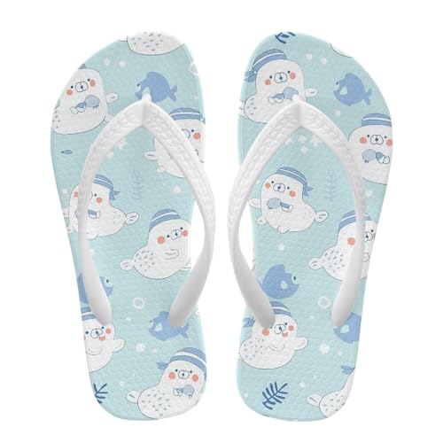 Girls Boys Flip Flops Sandals Kids Water Shoes - Cartoon Print - Thong Beach Slides Summer Slip-on2