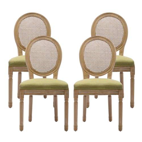 MZDOO Rattan Back Dining Chair