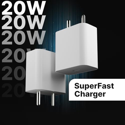 Image of AILKIN 20W USB-C to USB-C Fast Charger | PD Quick Charge Adapter with Type-C Cable | Compact Wall Charger for Smartphones, Tablets & More