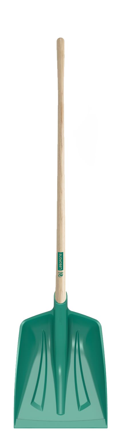Leborgne, Pelle en Bois Smax Certifiée PEFC 100%, Pelle de Jardin Ergonomique avec Manche en Bois, Modèle Durable, Taille Standard, Idéale pour le Jardinage et l'Aménagement Paysager