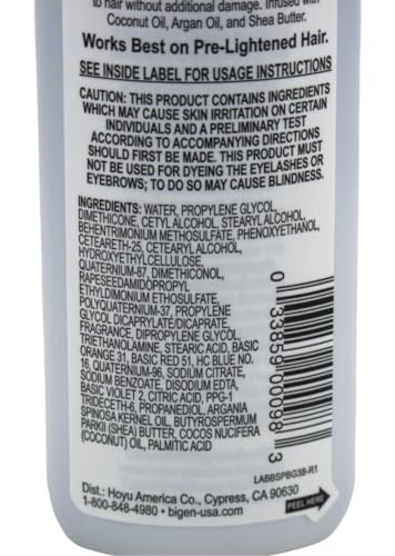 Bigen Semi-Permanent Haircolor #Bg3 Burgundy 3 Ounce (88ml) (6 Pack) miniatura 4