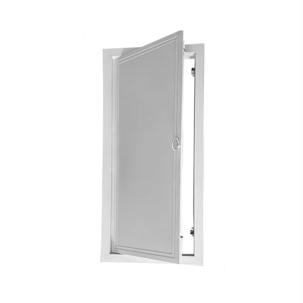 Tapa de limpieza mantenimiento en aluminio ideal para disimular registros en el baño