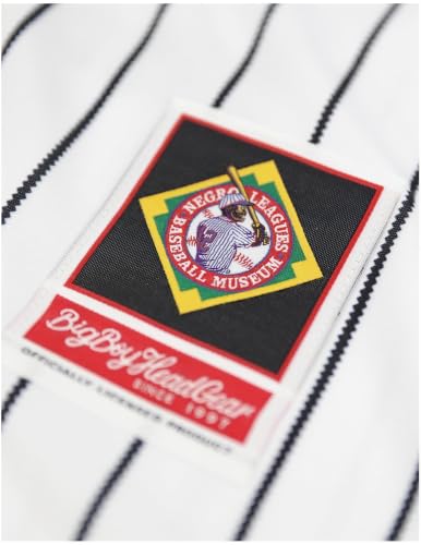 Big Boy Negro Leagues S8 Commemorative Camiseta de Béisbol para Hombre [Blanco] miniatura 6