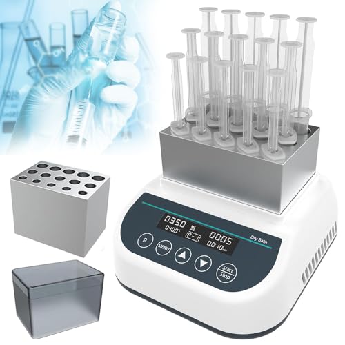 Mavdecll Banho seco de laboratório, máquina de aquecimento e refrigeração de gel, fabricante de gel de plasma PRP PPP, operação de vários pontos, adequado para seringas de 5/10/15 ml