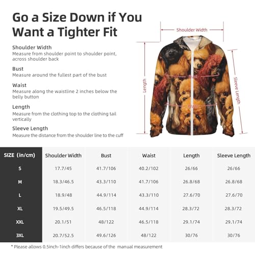 UPF 50+ Sun Protection Hoodie Long Sleeve Poodles Dogs Sun Shirt Rash Guard Fishing Shirts for Men2
