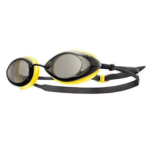 TYR Tracer Racing Goggles, Black/Fluorescent Yellow