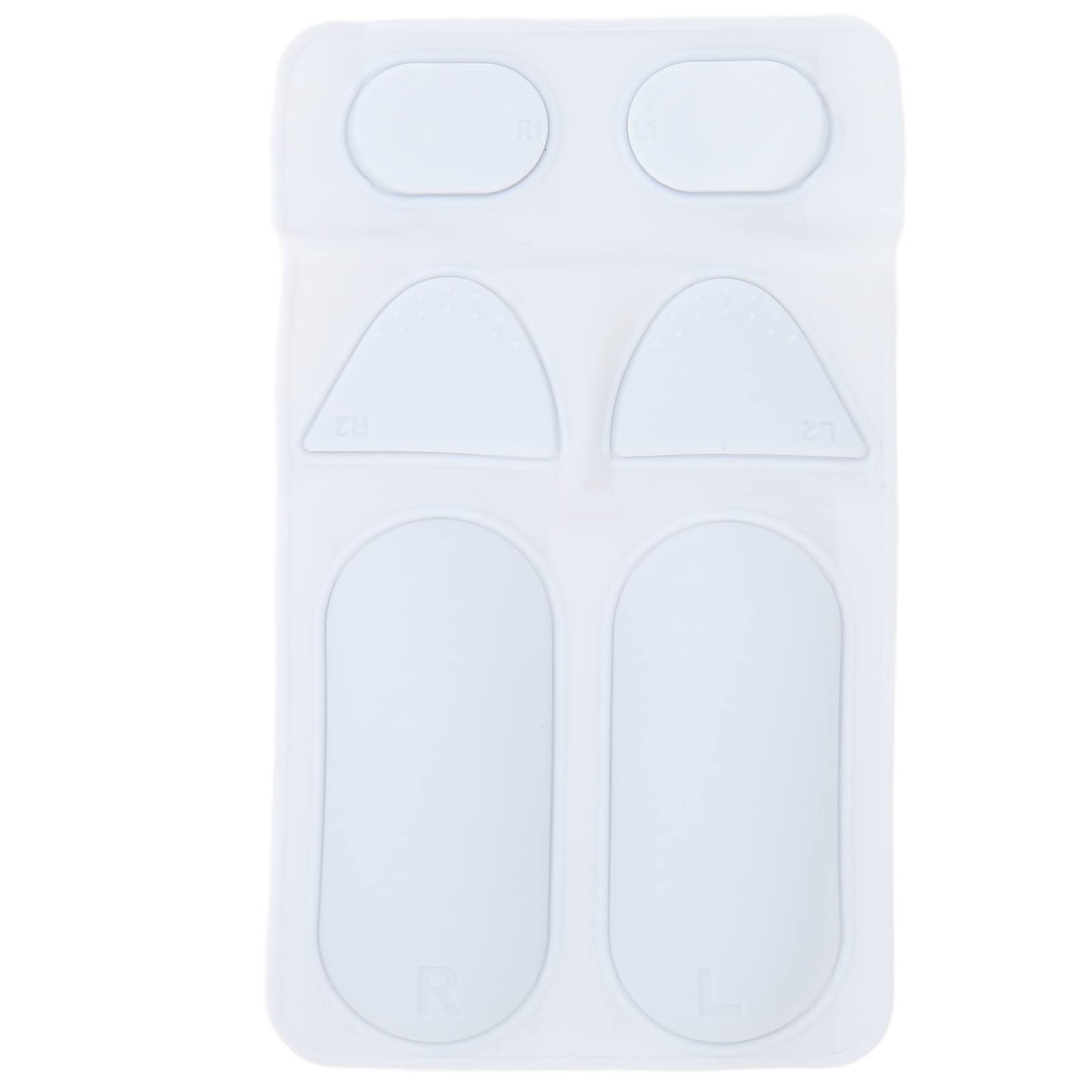 Vikye Game Controller Silicone Pad, No Sweatproof Protector, Slip Silicone Gamepad Protector for PS