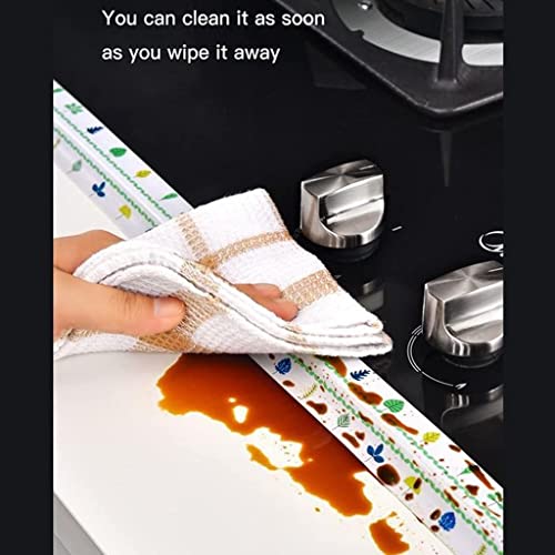 Image of Waterproof Tape for Kitchen Sink Oil Proof Caulk Kitchen Sink Tape Waterproof for Corner Caulk Self Adhesive Sealing Tape Gap Sealer for Platform Bathroom(Multi Print) (PACK OF 1)