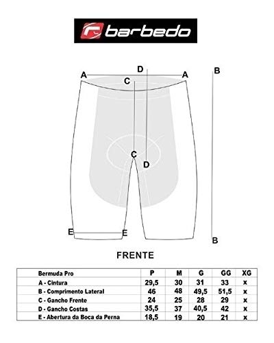 Bermuda Short Ciclismo Bike Garmin Barbedo Mtb Speed Acolchoado (GG)