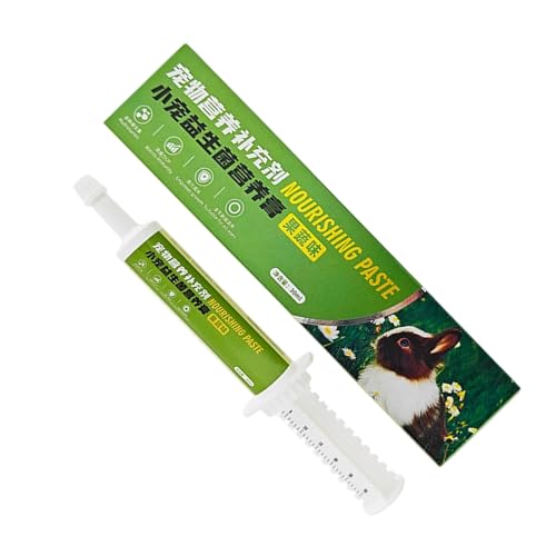 Gel Nutricional para Mascotas Pequeñas | Crema Nutricional Suave para Animales Pequeños | Pasta De Apoyo Al Aseo Diario De Chinchillas | para Gerbos, Ratones, Degús, Hurones, Ardillas,