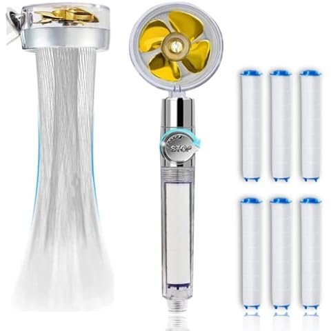 Alcachofa de Ducha + 6 FILTROS, Duchas de Baño Alcachofa, Alcachofa ducha Alta Presión, Cabezal Ducha Alta Presión, Alcachofa de Ducha Alta Presión, Shower head, Conexión Universal, Filtrado de Agua Cover