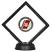 Challenge Coin Display Case Stand 3D Floating Display Stand Holder, Can Also Hold Medallion Medal Military Coin Poker Chip and Arrowhead Artifacts