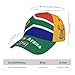 South African Flag Baseball Cap for Men Women, Fashion Flag of South Africa Hat Adjustable Sun Protection Visor Caps Trucker Hat Patriotic Dad Caps