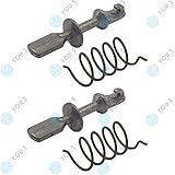2 Set YOU.S Original Türschloss Exzenter + Feder Schließzylinder Vorne Links für VW POLO (6N1)
