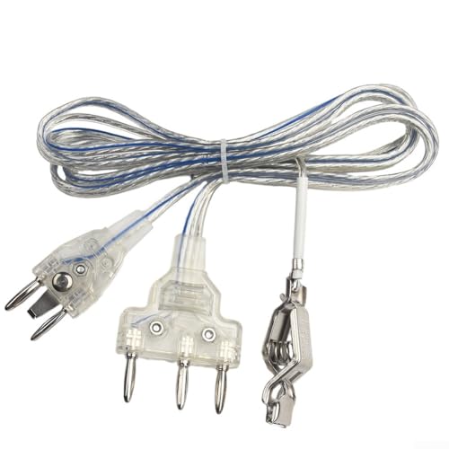 Sport Fencing Body Cords Foil Cable Hand Line Clamp Equipment for Fencing Practice Training Professional Fencers Stainless Steel Plastic Clear