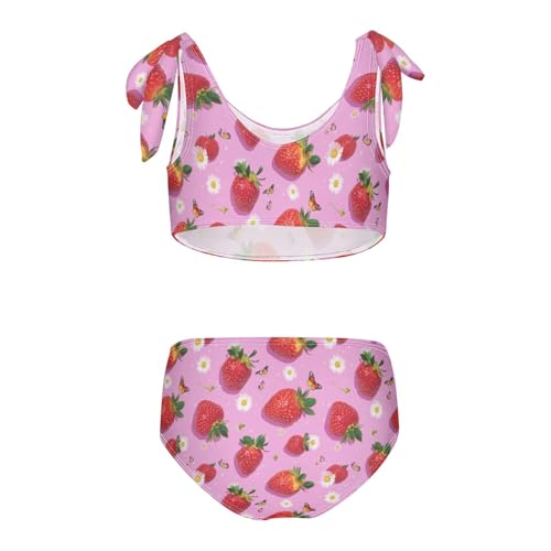 KLL Girl Toddler Swimsuit Cute Swim Suit for Girls with Adjustable Strap2