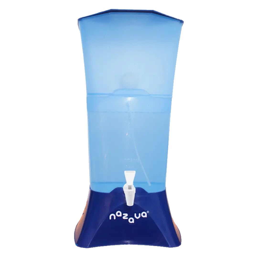 Nazava Gravity Fed Water Filter Dispenser and Countertop Unit for
