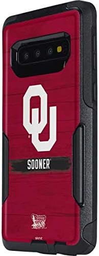 Skinit Decal Skin Compatible with OtterBox Commuter Galaxy S10 Plus - Officially Licensed College Oklahoma Sooners Design