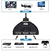 4K@60Hz HDMI Switch, HDMI Switch 3 in 1 Out, 3-Port HDMI Switcher Supports 4K@60Hz, 3D, HDCP2.2 HDMI2.0 HDR for Apple TV 4K, TV Stick, HDTV, PS4, Game Consoles, PC and More