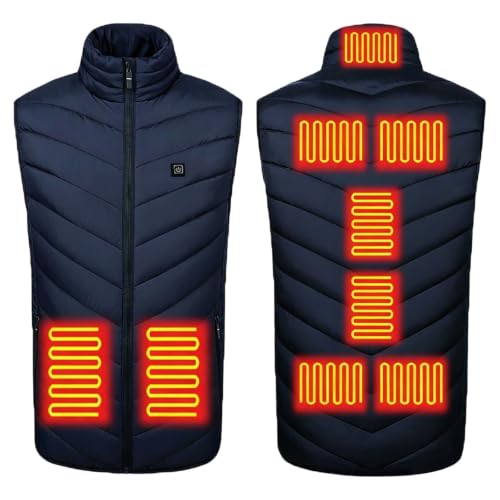 Heated Vest for Men & Women 9 Heating Zones Electric Sleeveless Jackets - image 2