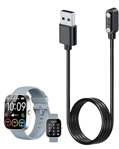 Câble de charge pour montre uaue T60 chargeur USB magnétique noir