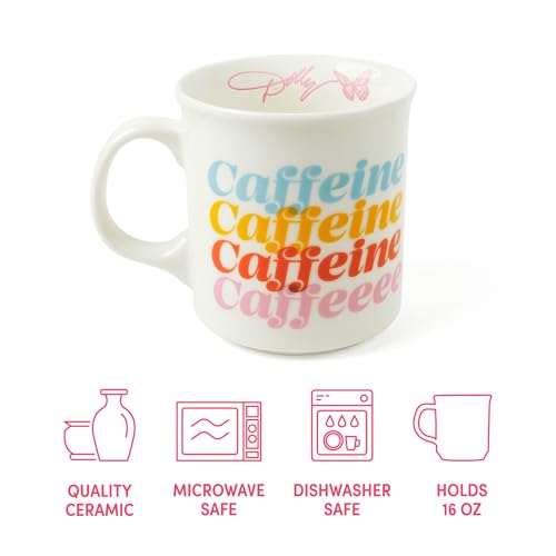 Taza cerámica Dolly Parton 16 oz con logo y arte doble cara miniatura 5