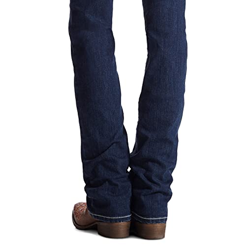 Image of Ariat Women's R.E.A.L. Mid Rise Stretch Icon Stackable Straight Leg Jean